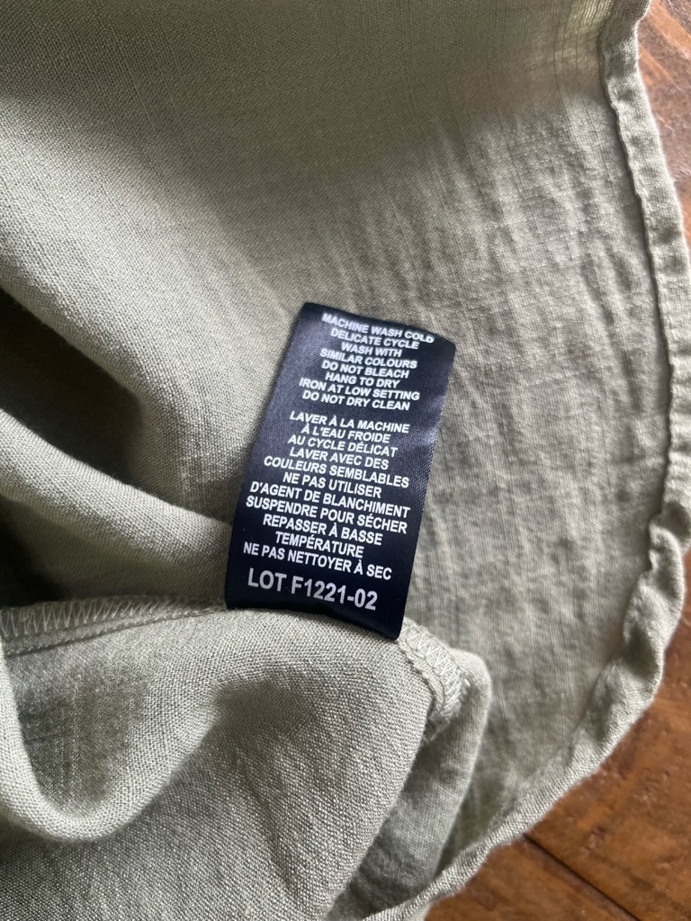 Rachel Roy Sage Green Short Sleeve Split-Neck Tunic Natural Vibe US S - Picture 11 of 13